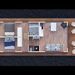 6-pers Houseboat Amsterdam