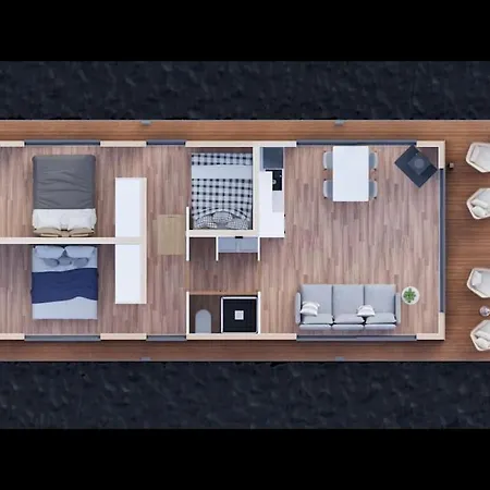 6-pers Houseboat アムステルダム